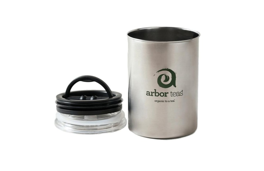 Teaware Arbor Teas | Arbor Teas Stainless Steel Storage Canister