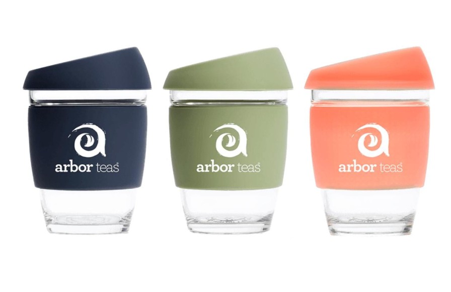 Teaware Arbor Teas | Arbor Teas Glass Travel Cup